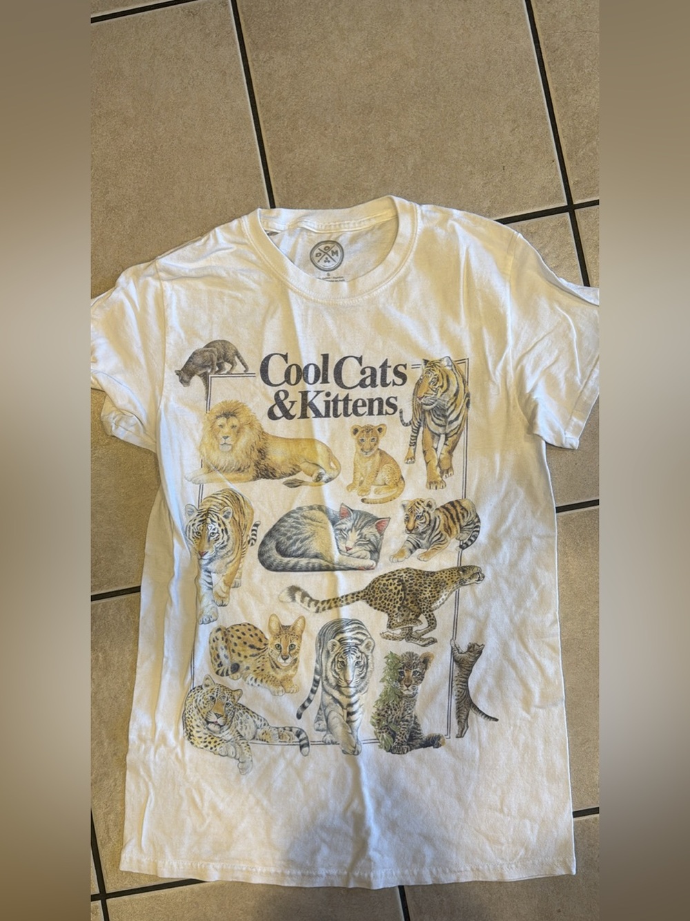 Cat Tee - White